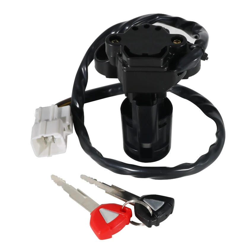 점화 스위치 문짝 잠금 키 세트, 가와사키 ER650 ER6N EX650 닌자 650 EX650 ER6F EX400 닌자 400 OEM:R27005-0552 오토바이