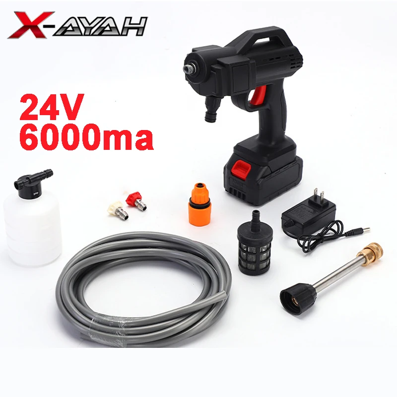 435PSIWirelessCarWashingMachineCarHouseholdPortableRechargeable