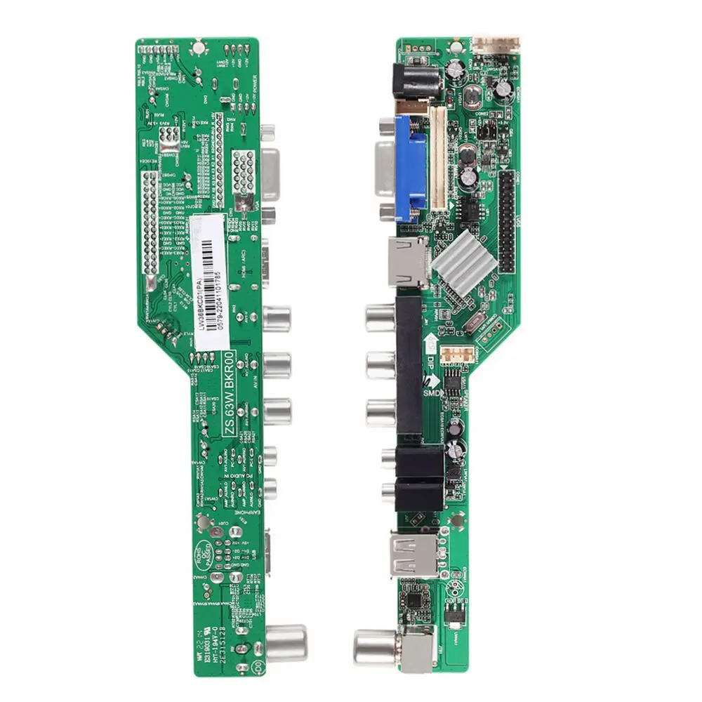 Universal Scaler Kit 3663 TV Controller Driver Board Digital Signal DVB-C DVB-T2 DVB-T Universal LCD UPGRADE 3463A With Lvds digital tv decoder tv tuner digital tv converter box
