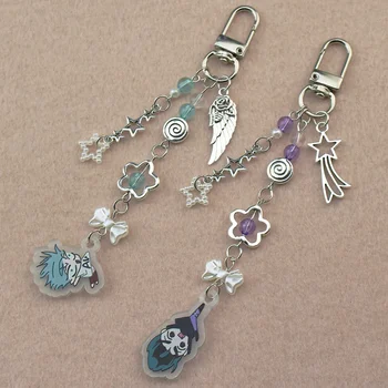 Anime Alien Stage Ivan Till Cosplay Key Chain Acrylic Kawaii Keychains Backpack Pendant Ornament Car Key Ring Accessories Gift