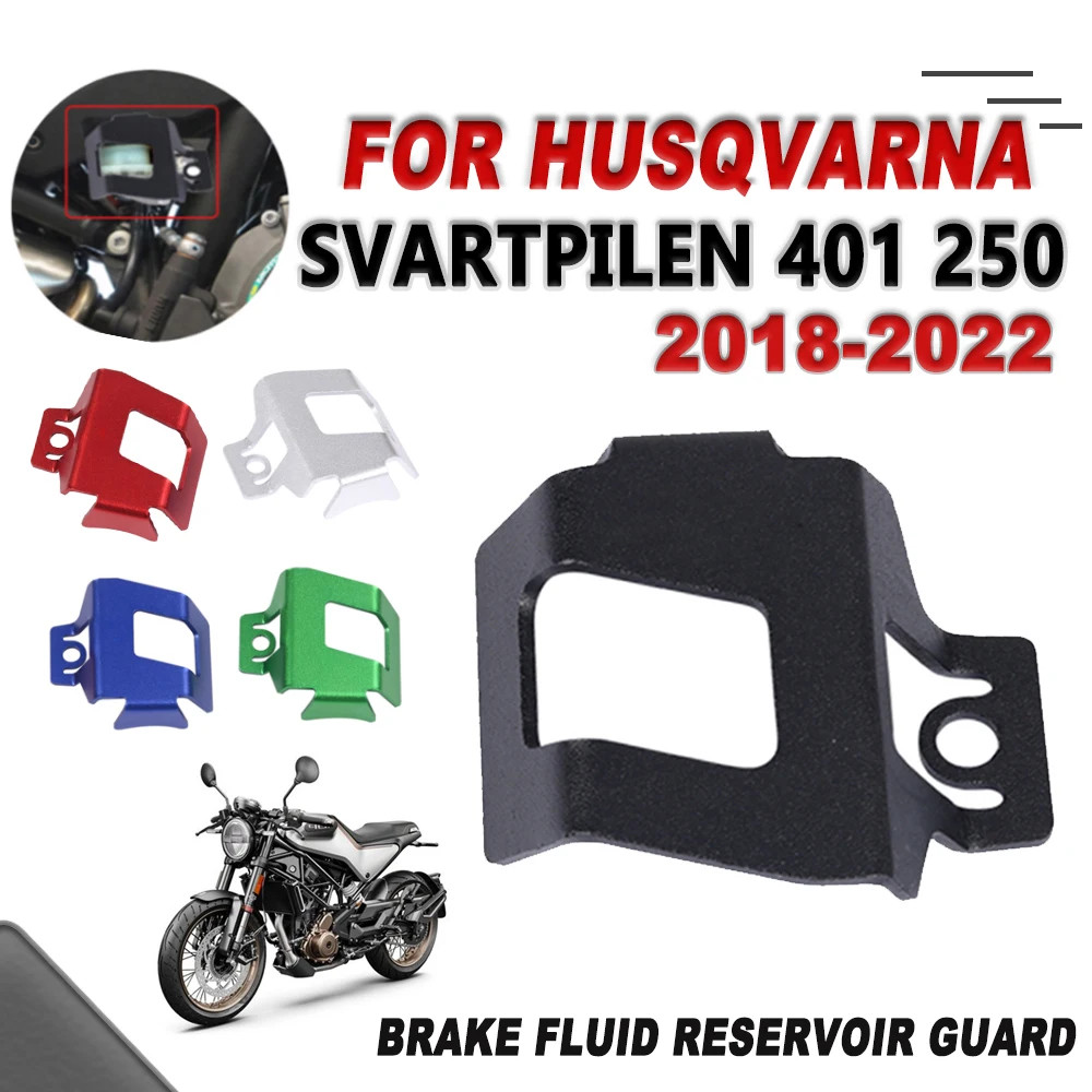

Motorcycle Rear Brake Fluid Reservoir Guard Oil Cap Protector For Husqvarna Svartpilen 401 250 125 Accessories Reservoir Cover