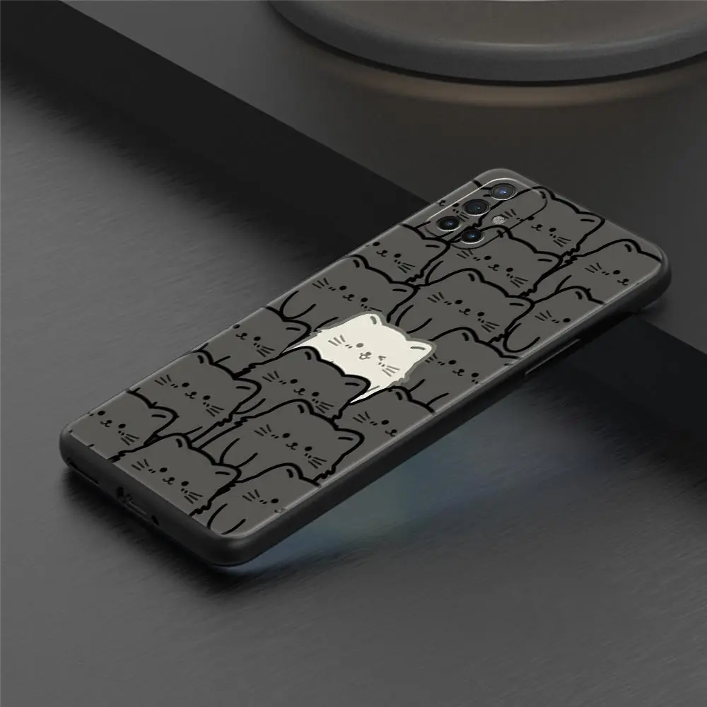 Telefon Fall Für OnePlus 12 11 10 9 Pro 9T 12R 10R 9R 9RT 10T 8T 8 7 6T 7T Nord 2T CE 2 5G N200 N10 N100 Soft Cover Katze Gedruckt – Detail 6