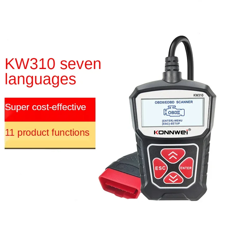 Считыватель кодов KONNWEI KW310 OBD2, USB 327, PK ELM V1 5