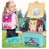 Pet Care Play Set Doctor Kit for Kids, Doctor Pretend Play Vet Dog Grooming Toys Puppy Dog Carrier Feeding Dog Backpack 1