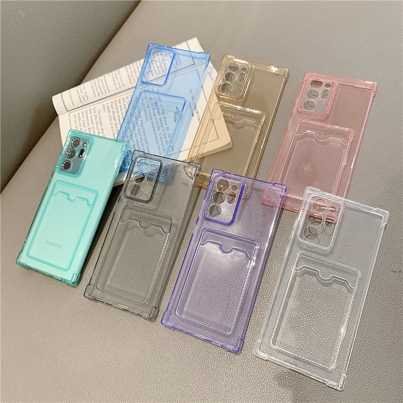 Shockproof Card Holder Wallet Phone Case & Back Cover