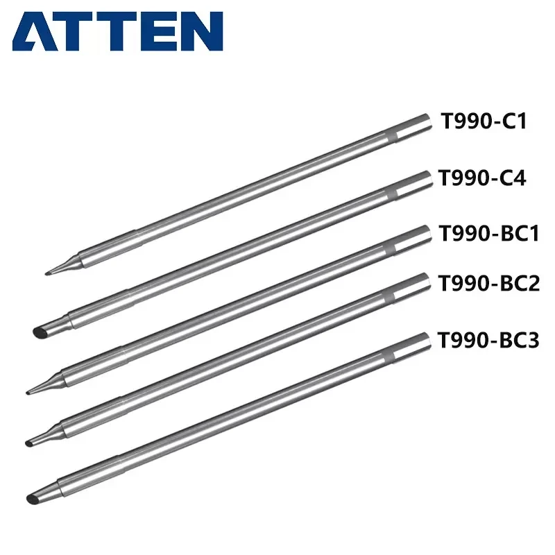 Soldering Tool ATTEN T990-k/i/ku/b/bc1/bc2/c1/c4/d4/d12/d16/d52 Soldering Tips For ST-990 ST-8602D Welder Iron Tip Replacement Part