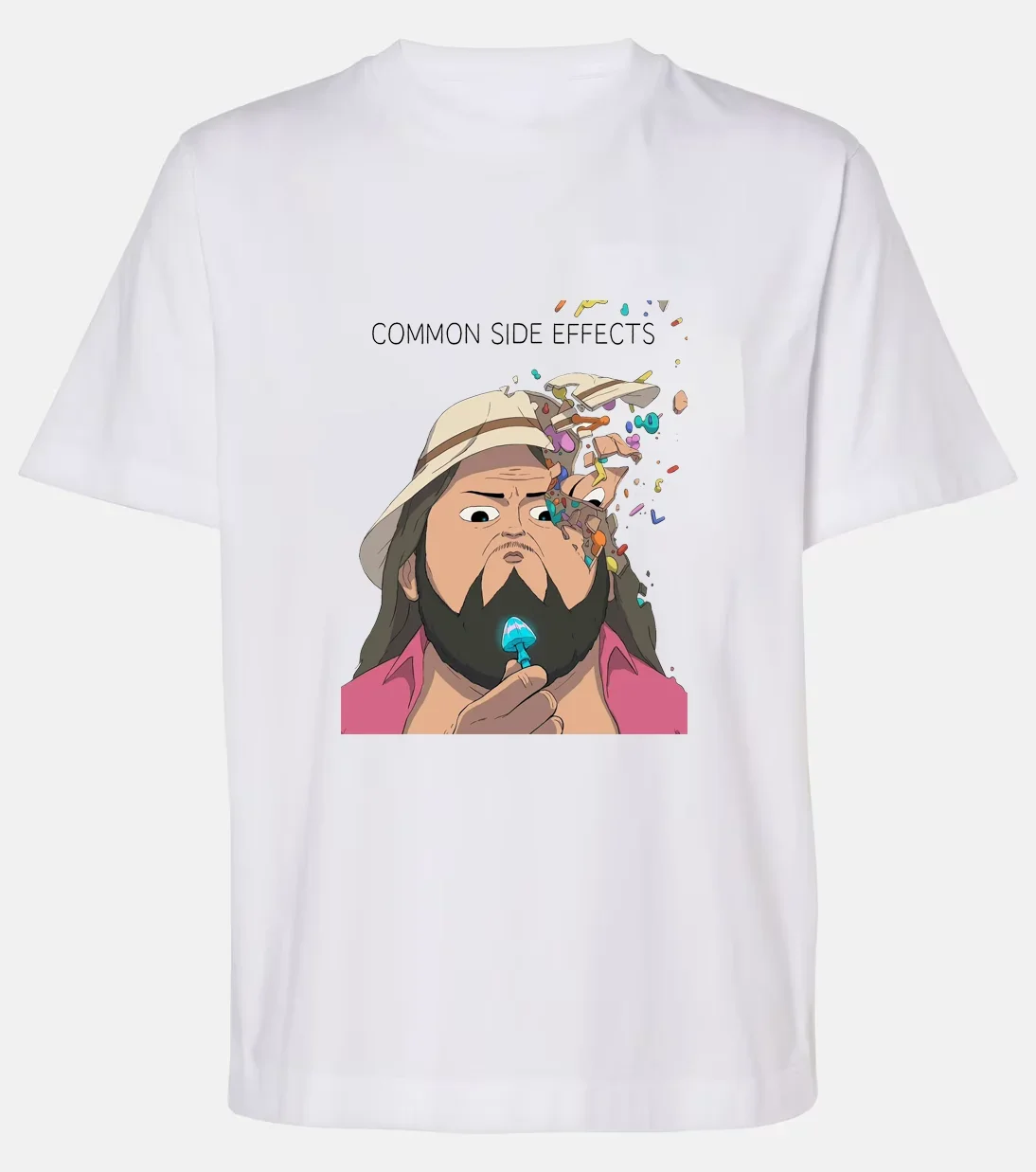2025 American Hot Anime Common Side Effects Marshall Short-sleeved T-shirt Cotton Summer High-quality Printed Men Women T-shirt 4
