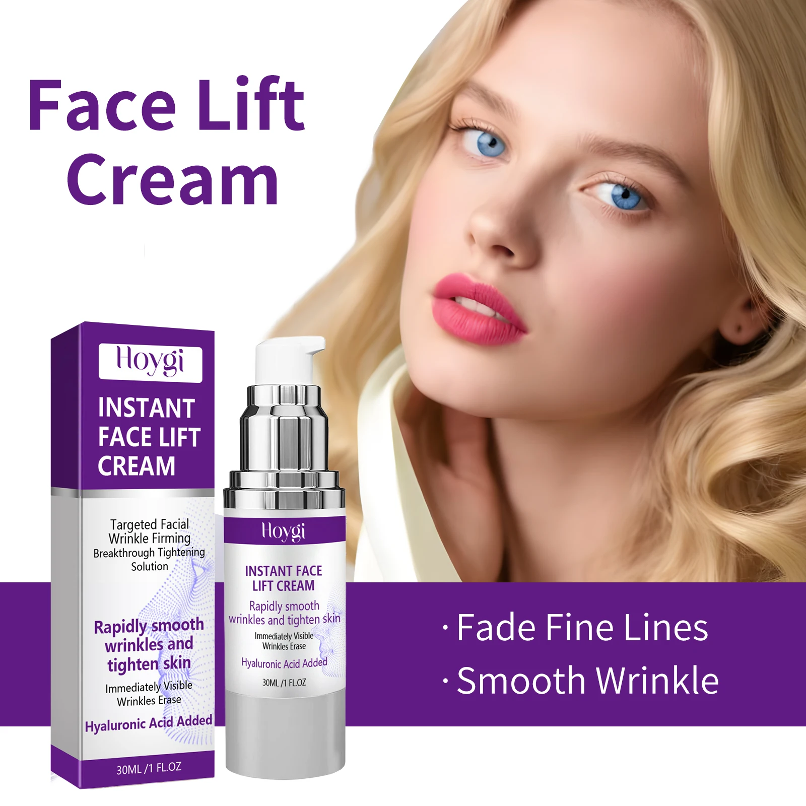Instant Face Lift Cream Firming Reduce Fine Lines Smoothing Wrinkle Remove Legal Wrinkles Tightening Repairing Nourish Skin Care