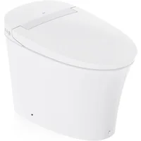 Tankless Smart Toilet Touchless Auto Flush 1.28-GPF Battery-Operated One-Piece HET Intelligent Toilet for Bathroom 2