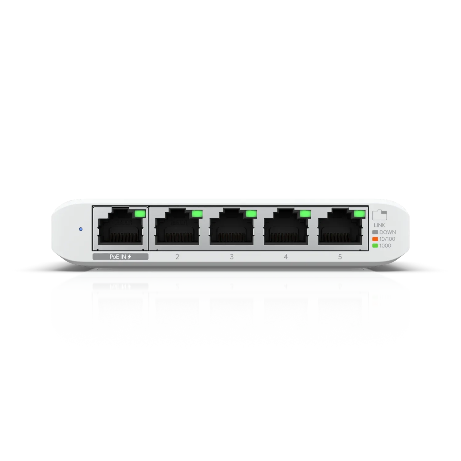 Network Switch Ubiquiti Networks UniFi USW-Flex-Mini Managed 5-Port Gigabit Switch with USB-C Power Adapter