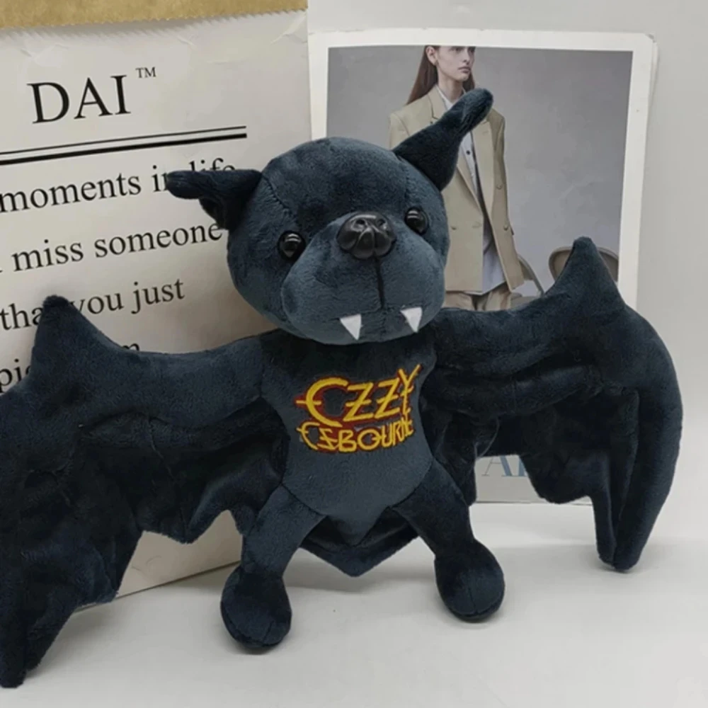 25cm Ozzy Osbourne Bat Plush Doll Game Surrounding Gray