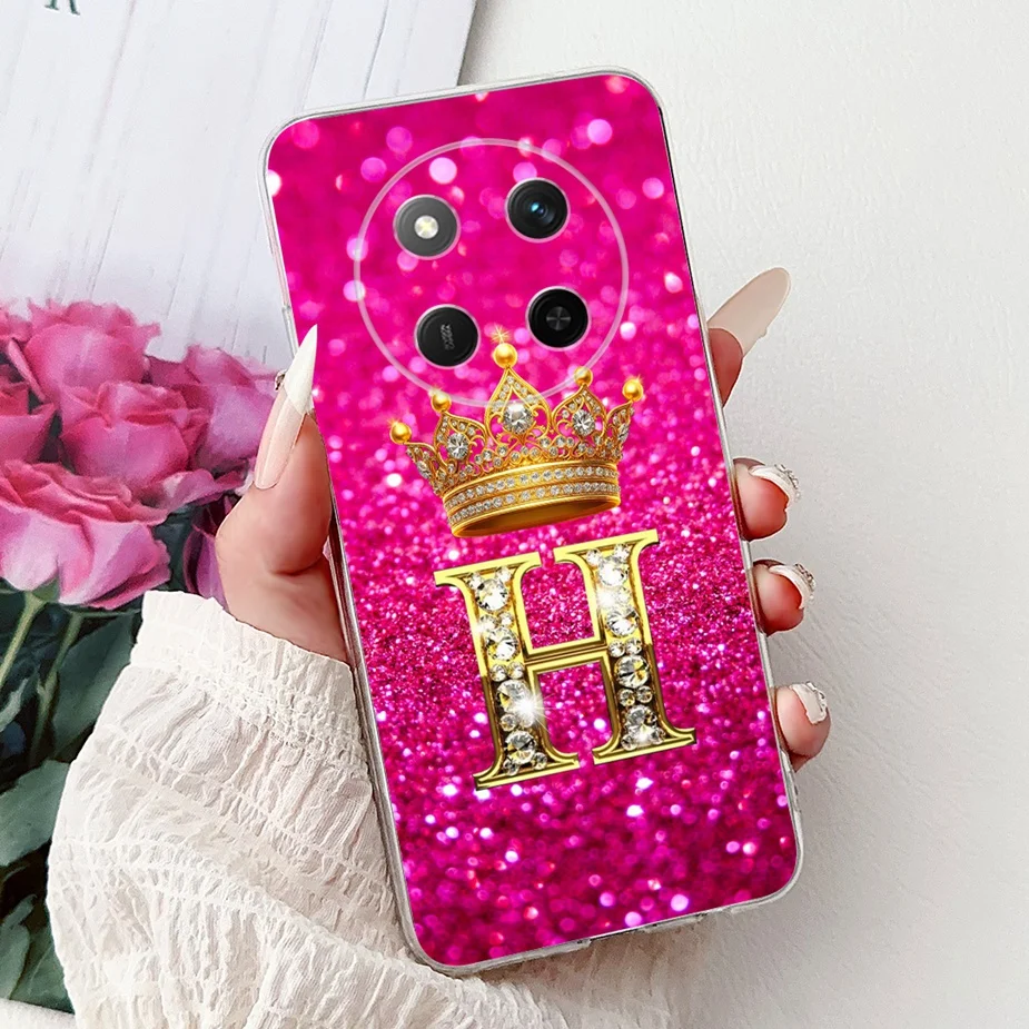 Stylish Crown Letters Soft Silicone Slim Phone Case Cover