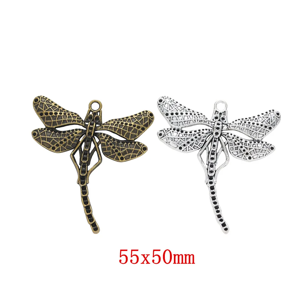 

20pcs dragonfly Craft Supplies Charms Pendants for DIY Crafting Jewelry Findings Making Accessory 174