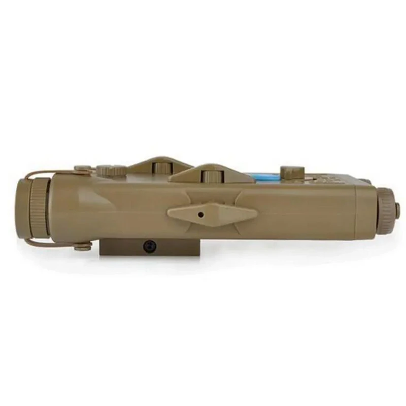Tactical Flashlight Rail Tactical Airsoft Flashlight AN/PEQ-2 Laser Battery Case Red Laser Version No Function PEQ Box