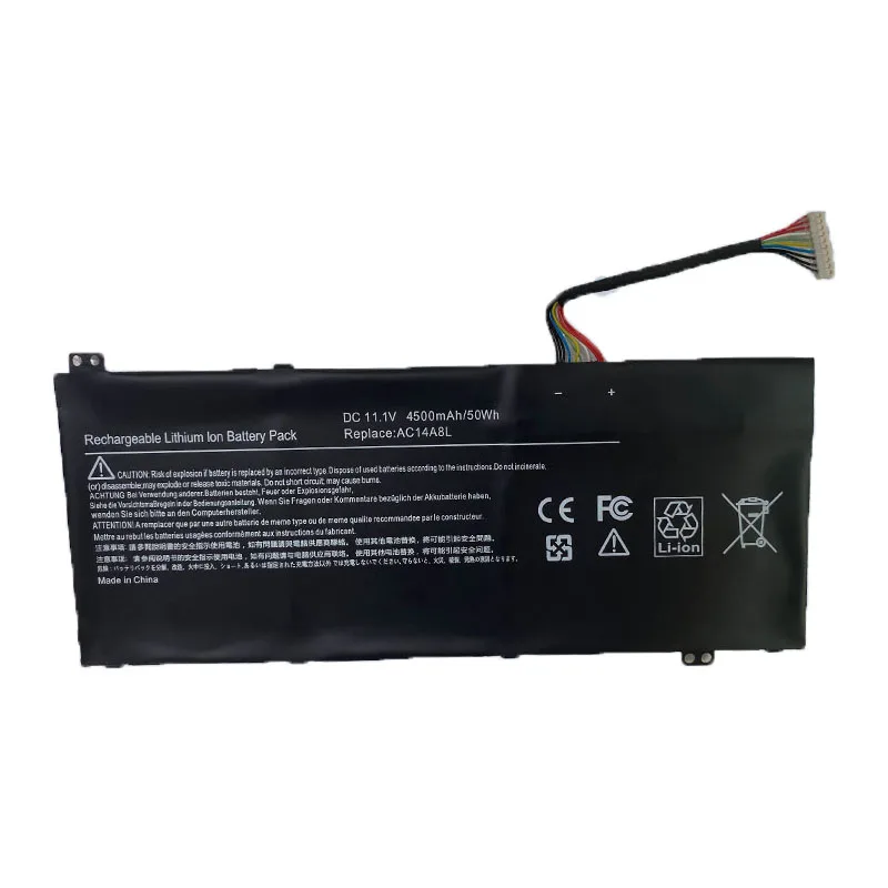 Batteria Vhbw Compatibile Acer Aspire V5-571PG, V5-571G - 2600mAh, 14.8V, Li-Ion, Ricambio