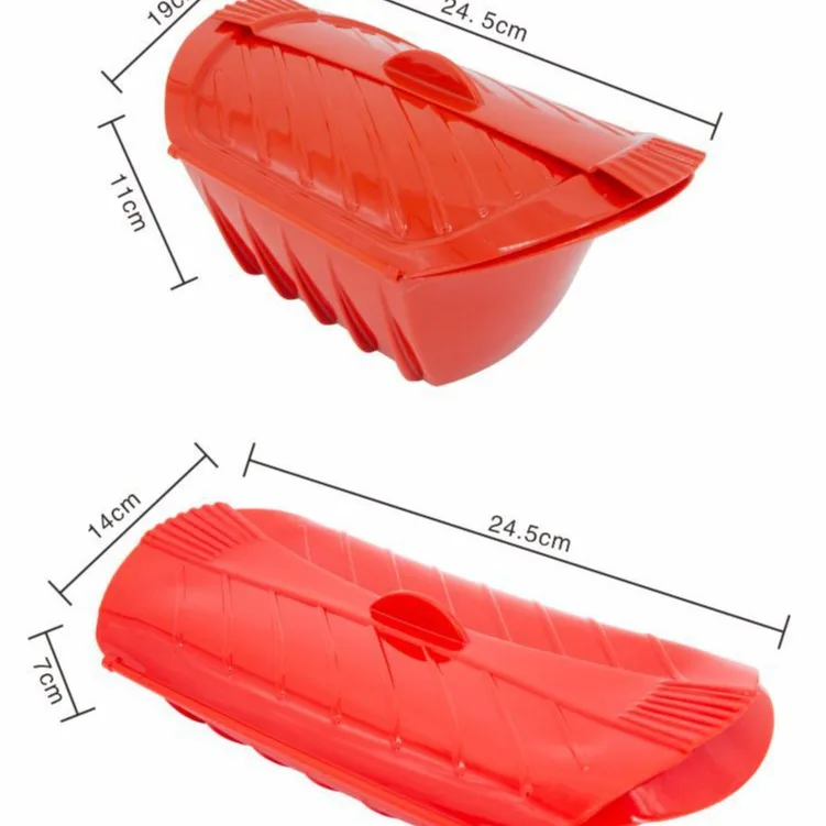 Silicone Steaming Fish Bowl Silicone Steaming Cage Microwave Oven Cover Box, microwave oven box, steamer basket