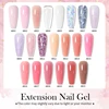 BORN PRETTY 30ml Acrylic Gel For Nail Extension Nude Clear White Color Quick Building Prolong Manicure Nail Art Hard Gel Varnish 5