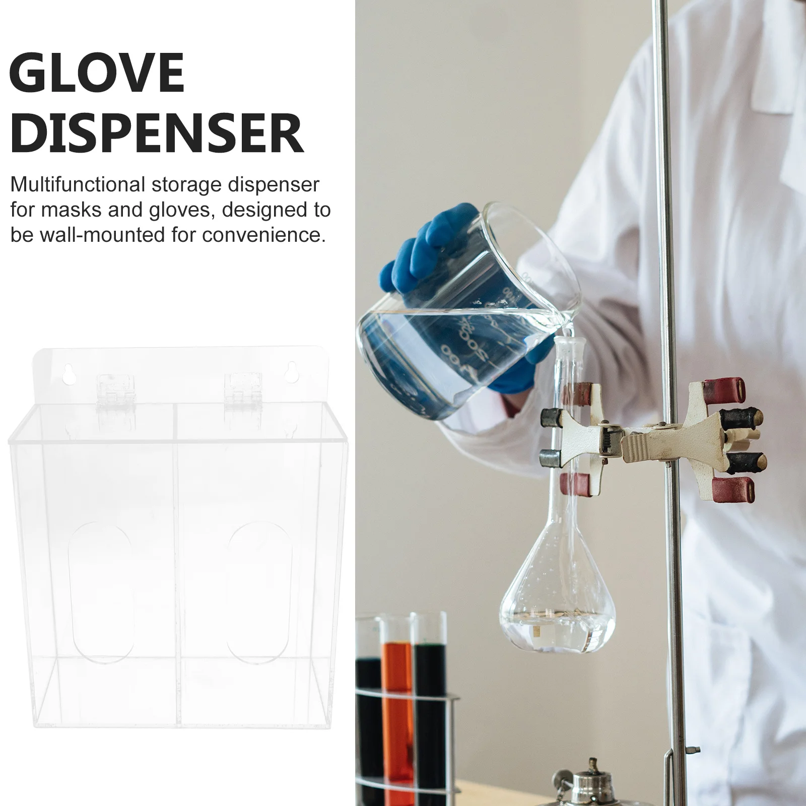 Distributeur De Gants - 957220 - EPIBOX - Manuel / En Acier Inoxydable