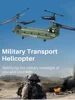 New Remote Control Helicopter,2.4g Hz S026h Military Transport Rc Armed Aircraft Chinook Model Children Toys Birthday Gift 1