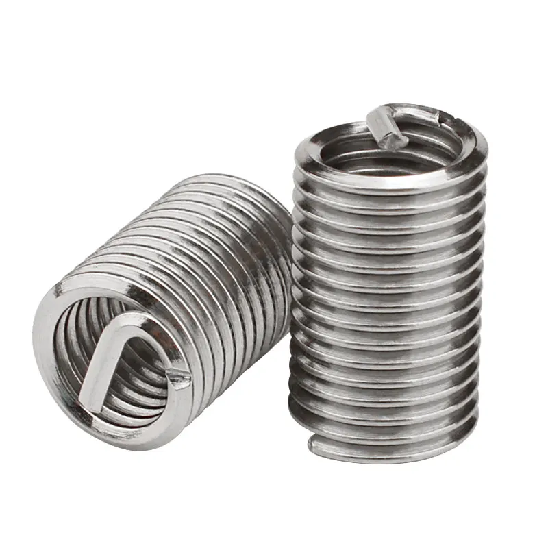 

20pcs Wire tooth sleeve thread wire tooth repair wire sleeve screw sleeve protective sleeve M2M2.5M3M4M5-M12 304 stainless steel