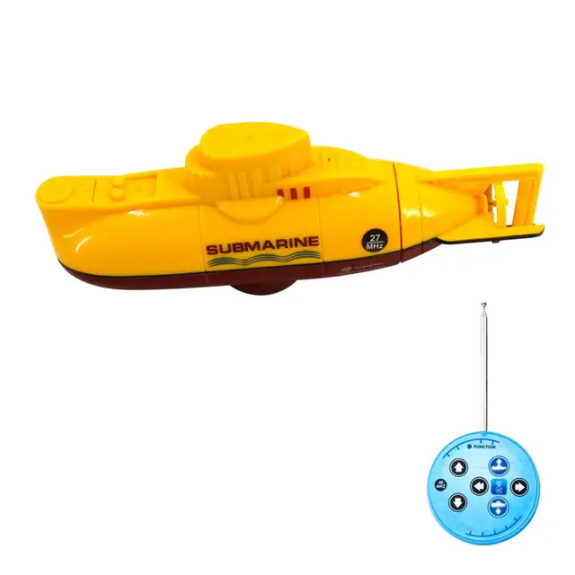 1 Set Mini Remote Control Submarine Classic Toy RC Submarine Toy Rechargeable Model Toys Remote Control Toy Simulation Boat 6