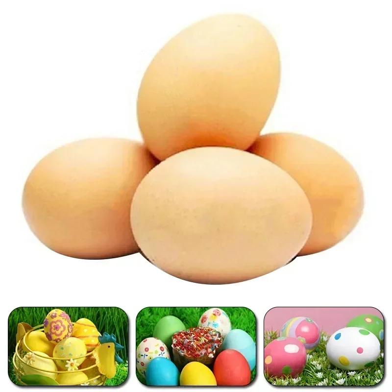 Montessori 1/10Pcs Chicken House Small Fake Eggs Farm Animal Supplies Cages Accessories Guide Chicken Nest Egg Painting 2
