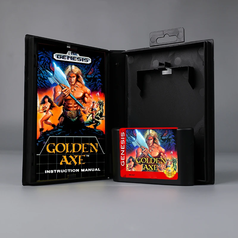 16bit retro game cartridge for Golden Axe Sega Genesis Megadrive video game consoles