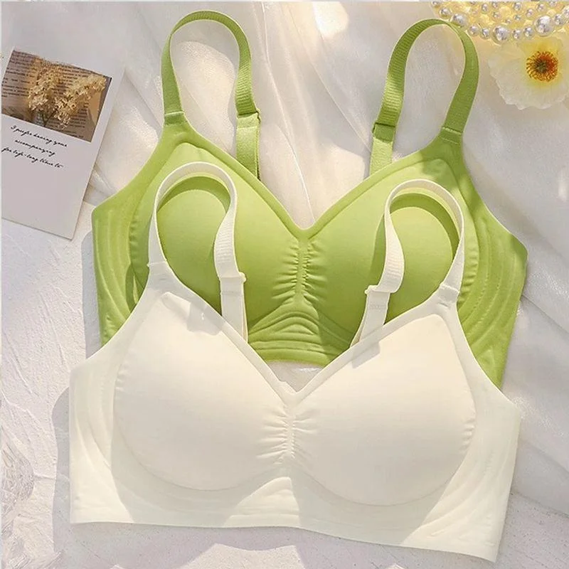 

Бюстгальтер пуш-ап женский тонкий бесшовный, пикантное нижнее белье без косточек, Бралетт, однотонный мягкий, с поддержкой, не провисает, нижнее белье для женщин