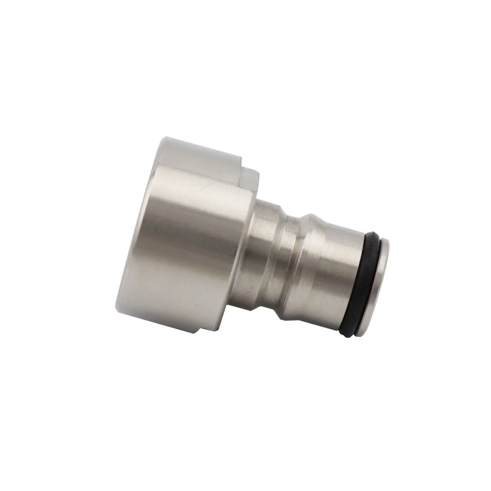 Stainless Steel Ball Lock Quick Disconnect Conversion Kit for A G D S Type Beer Keg Coupler 5/8" Thread for Home Brewing beer quick disconnect beer keg connector homebrew fitting beer brewing equipment keg filler kit