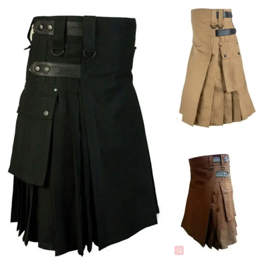 Disfraz de Cosplay para hombre, traje diario de Kilt escocesa del siglo  XVIII, estilo victoriano, Medieval, hecho a medida, H001 - AliExpress