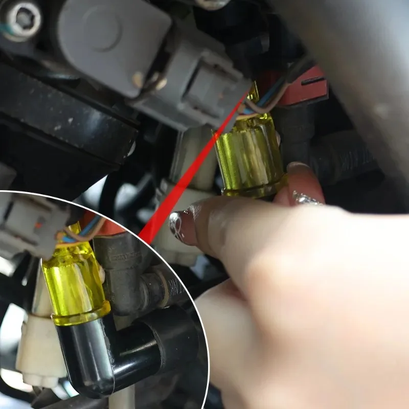 LED Spark Plug Cap Universal Flashing Glow Ignition Coil Cover Waterproof Motorcycle  Parts for Night Riding Bike Modification