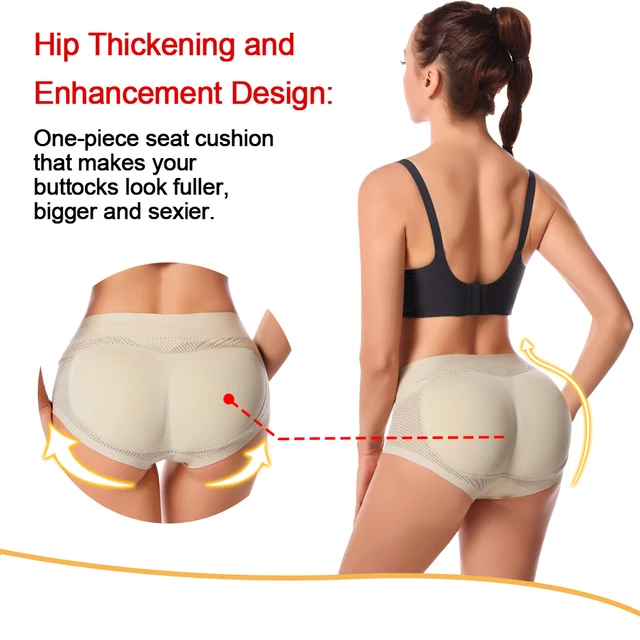 Newest Arrival Women Butt Lifter Panty Fake Buttock Body Shaper Padded  Underwear Lady Lift Bum Shapewear Plus Size 3XL - AliExpress