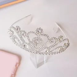 Enchanting Baroque - Style Crystal Party Crowns (Silver 1 piece)
