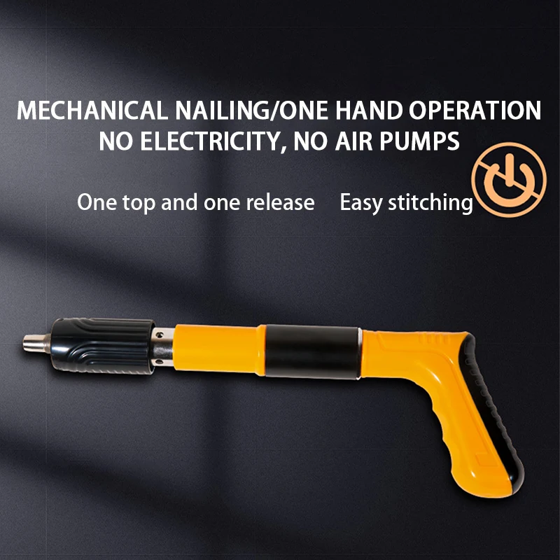 Mini Handheld Metal Processing Pulling Concrete Nail Gun Steel Rivet Tool Concrete Wall Anchor Line Slotting Device nail gun