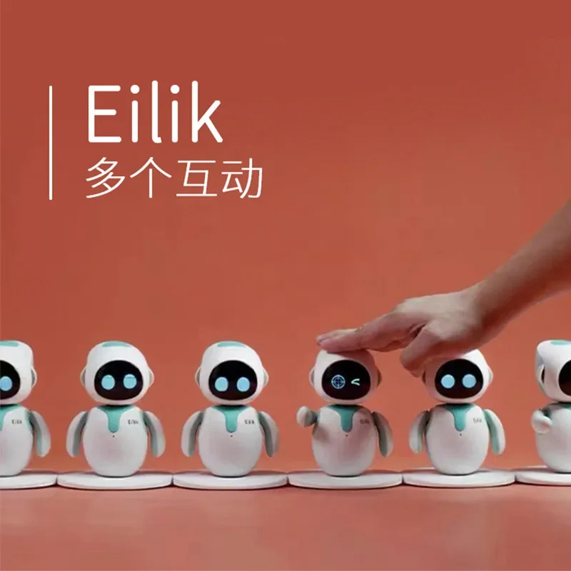Умный робот Eilik с искусственным интеллектом, эмоциональное взаимодействие, творческое выражение, анимация, электронная игрушка, Интеллектуальный робот, настольный питомец, подарки для мальчиков