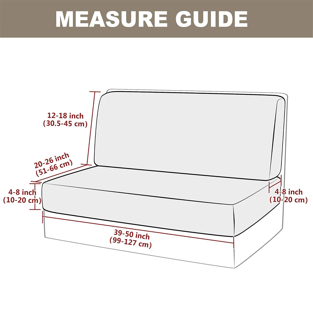 2pcs/set Jacquard Elastic RV Sofa Covers Stretch Fit Anti-Slip Universal Chair Covers For Motorhomes Easy Clean Solid Colors chair cover,sofa cover,furniture cover