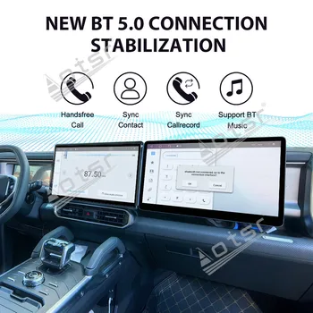 15.6 Inch Co-pilot Screen For Jetour Shanhai T2 2023-2024 Touch Screen Multimedia Player GPS Navigation Headuint Car Accessories