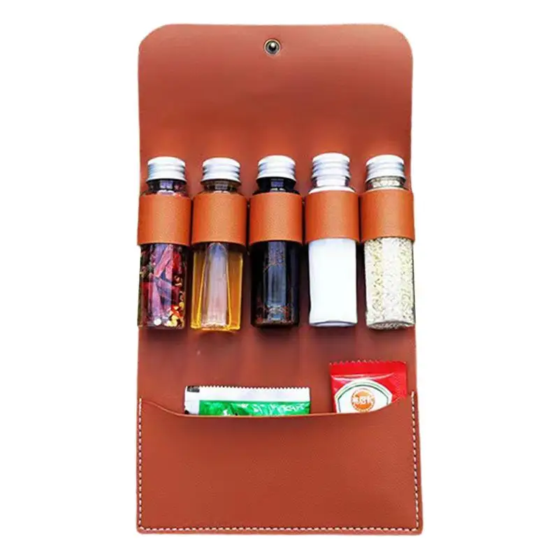 

Контейнеры для кемпинга, портативный органайзер с банками, сумка для хранения, портативный мини-контейнер для бутылок с приправами, набор контейнеров для приправ