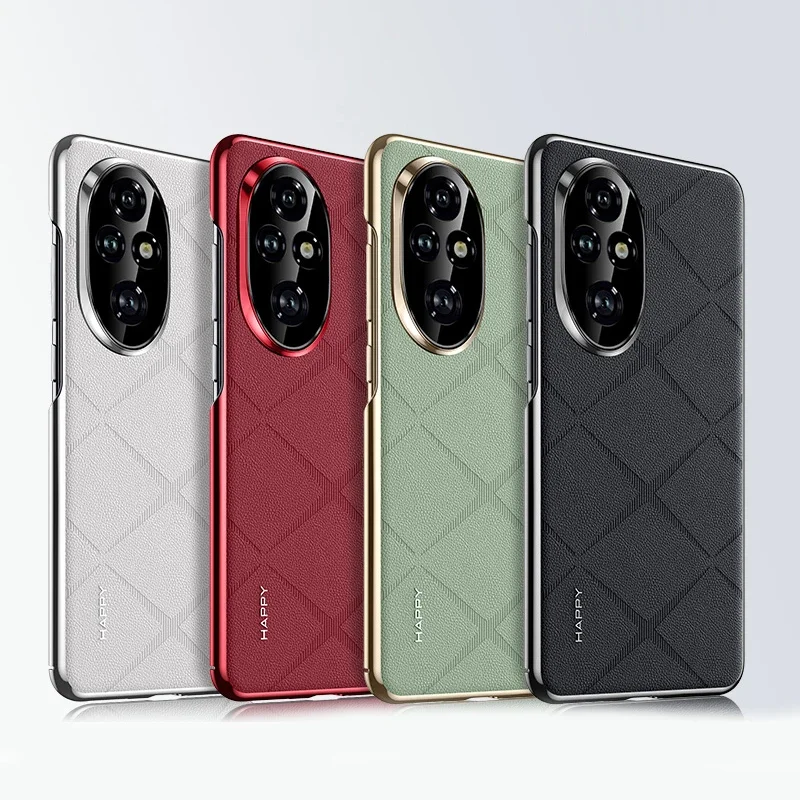Fashionable Ultra-Thin Leather + PC Camera Protection Cover