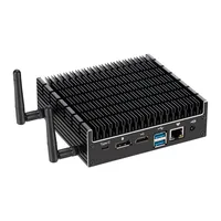 Yohirs Fanless Mini Pc Intel Core I7 10510U i5 10210U Full Aluminum Alloy Gamer Computer HDMI2.0 DP1.2 2x4K Display HDR TV Box 2