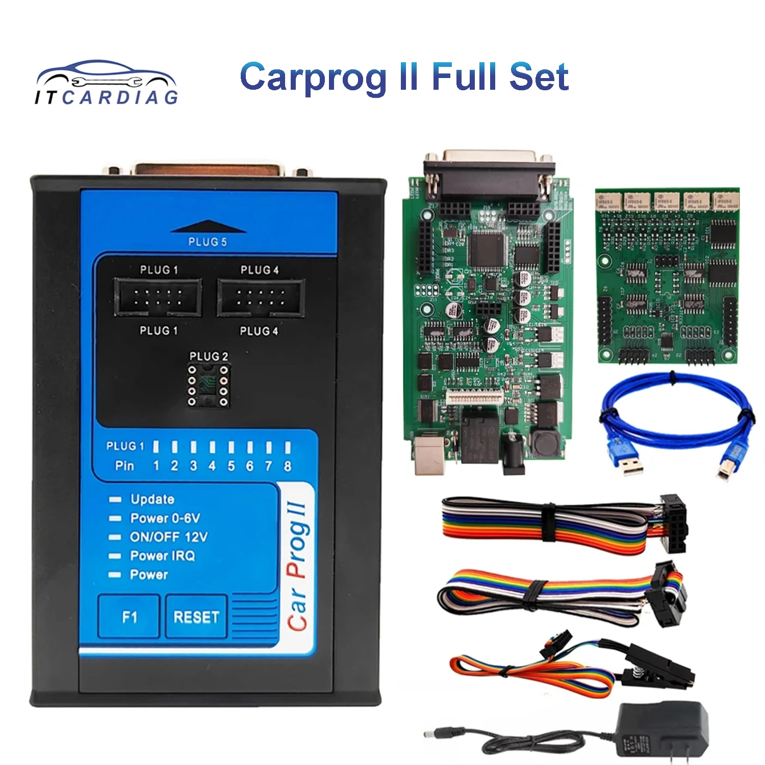Carprog2V828ProgrammerCarProgIIFullSetECUToolAirbagSRS