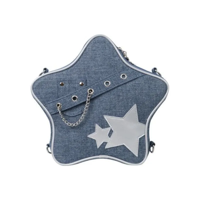 JIAERDI Harajuku Star Silver Ita Bags Backpack Women Lolita Transparent  Shoulder Crossbody Bags Ladies Sweet Cute Y2k Backpacks