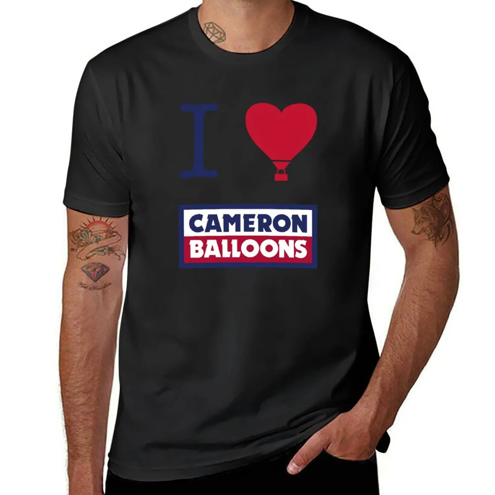 

I Heart Cameron Balloons T-Shirt funnys oversized cute clothes mens cotton t shirts