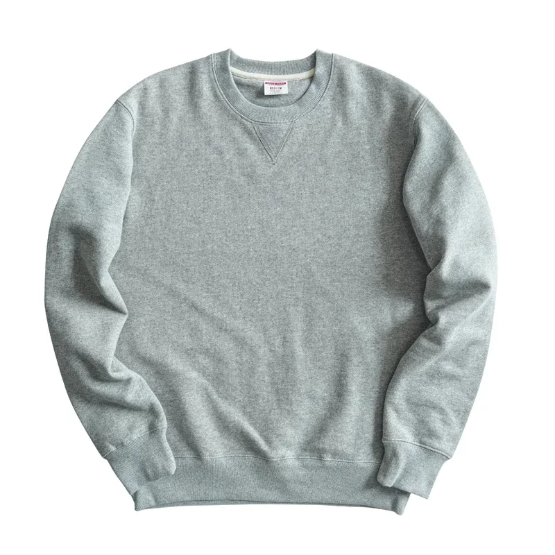 Sauce Zhan Mans Sweatshirt Heavyweight Classic Crewneck Sweatshirt  Men's Cotton Casual Pullover for Winter Loose Fit 430g 5