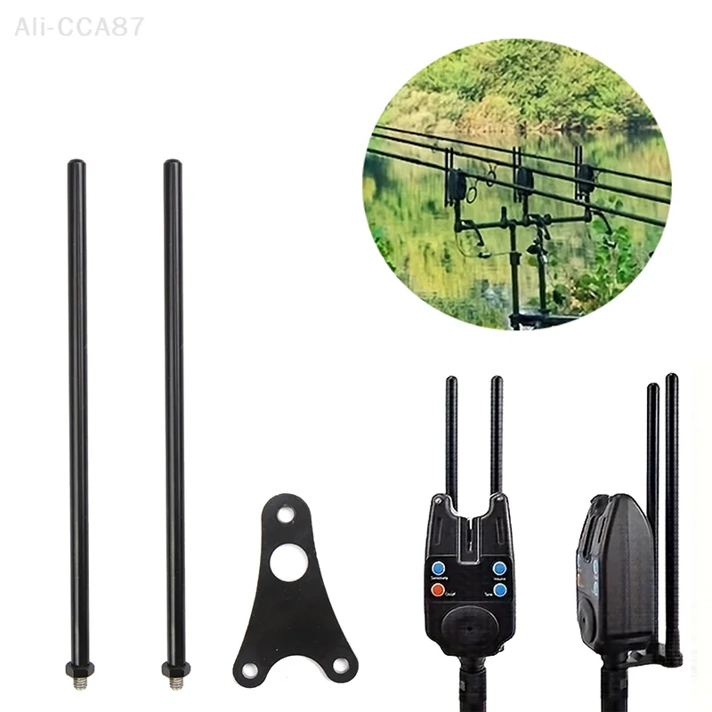 Aluminum Alloy Fishing Windproof Stick Carp Fishing Snag Bars Ears For Bite Alarms Anti Falling Snag Bar Carp Fishing Tackle