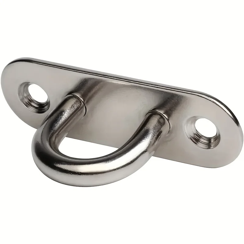 Stainless Steel Screw Hooks & Mounting Kit for Marine & Wall Installations