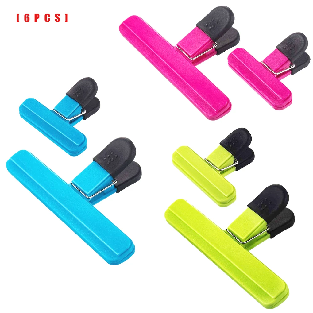 Kitchen Storage Food Sealing Bag Clip Plastic Potato Chips Postcard