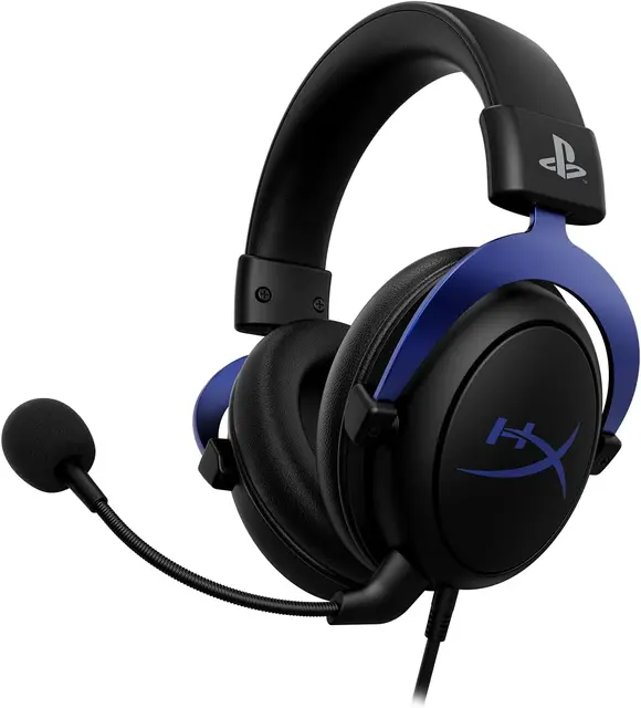  HyperX Cloud Chat Headset – Official PlayStation Licensed for  PS4, Clear Voice Chat, 40mm Driver, Noise-Cancellation Microphone, Pop  Filter, In-Line Audio CONTROLS, Lightweight, Reversible : Video Games