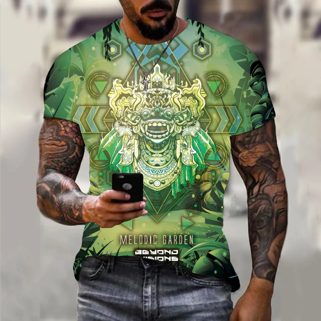 

2022 Summer Breathable T-shirt Men T-shirts New Fashion 3D Print T-shirts High Quality Short-sleeved T-shirt
