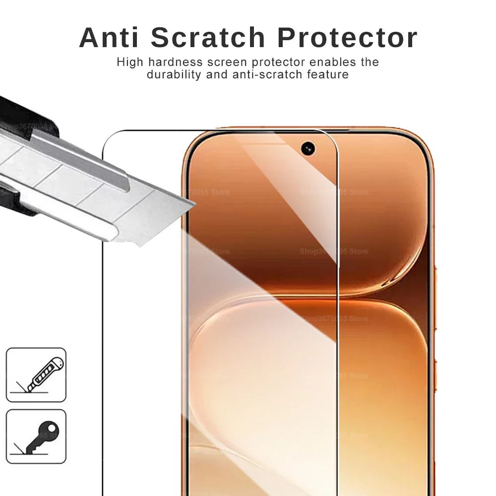 3-Piece HD Screen Protector Glass for Honor - Case Friendly Protective Film, 6.57